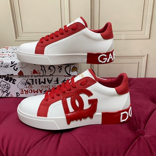 Dolce & Gabbana Portofino DG Logo Low-Top Sneakers