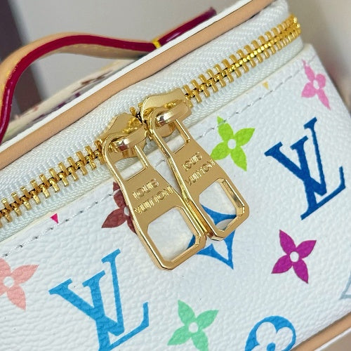 Louis Vuitton Nice Nano White Monogram Multicolor Canvas
