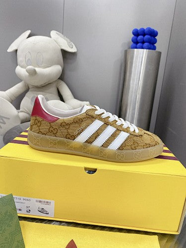 Gucci x adidas Gazelle–style sneakers