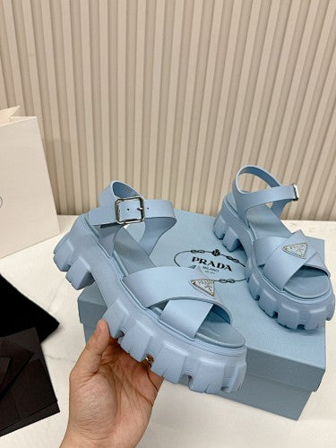 Prada Monolith platform sandals