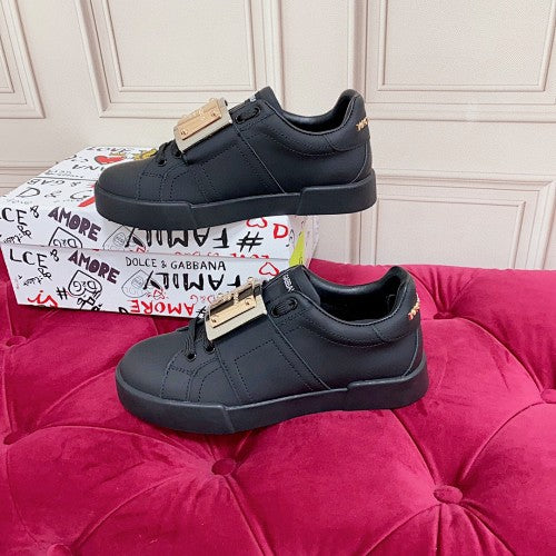 Dolce & Gabbana Portofino / Daymaster-style Logo Plaque Sneakers