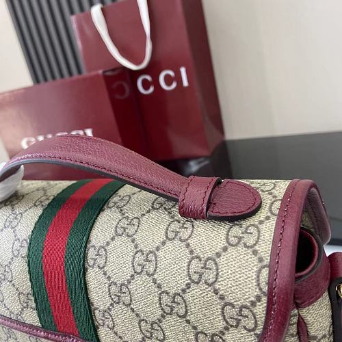 Gucci Ophidia GG Supreme Top-Handle Shoulder Bag