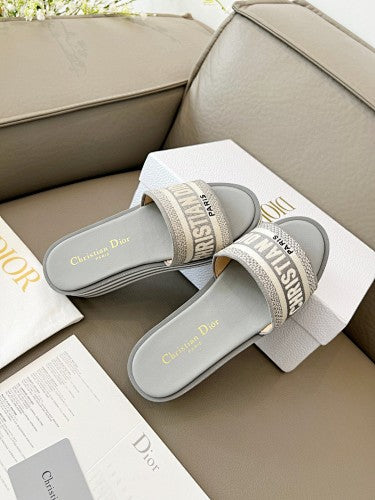 Dior Dway Platform Slide Sandals