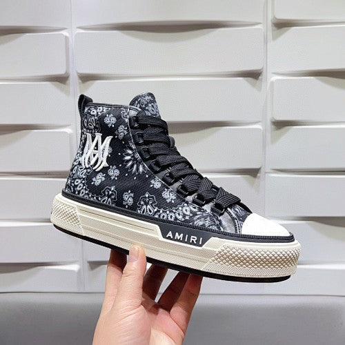 AMIRI MA Logo Bandana High-Top Sneakers