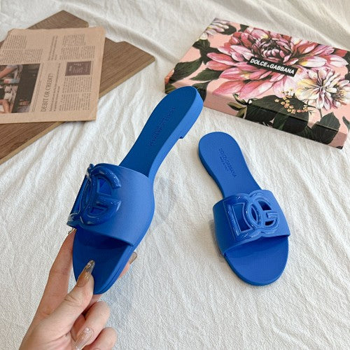 Dolce & Gabbana DG Logo Slide Sandals