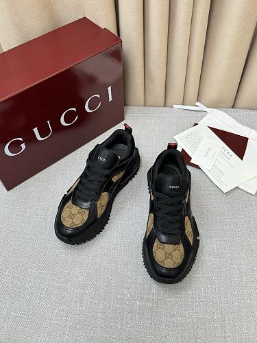Gucci GG Supreme Canvas Chunky Low-Top Sneakers