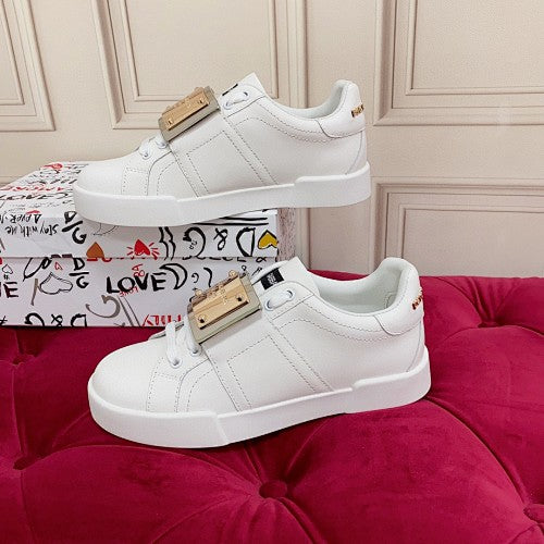 Dolce & Gabbana Portofino / Daymaster-style Logo Plaque Sneakers
