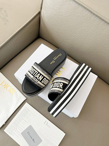 Dior Dway Platform Slide Sandals