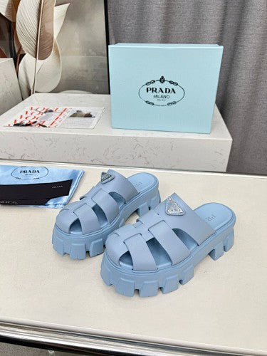 Prada Monolith Fisherman Platform Sandals