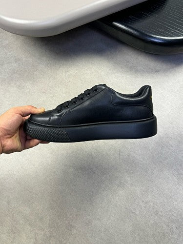 Prada Downtown Leather Platform Sneakers