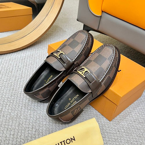 Louis Vuitton Major Loafers / LV Initials Damier Loafers