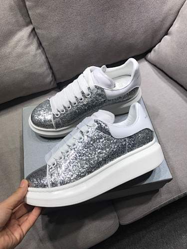 Alexander McQueen Oversized Glitter Sneakers