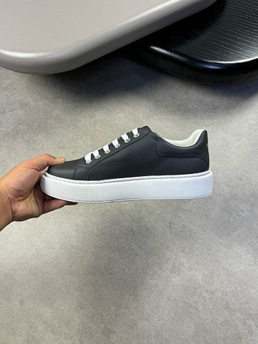 Prada Downtown Leather Platform Sneakers