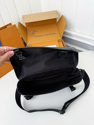 Louis Vuitton Utility Crossbody Monogram Eclipse Canvas
