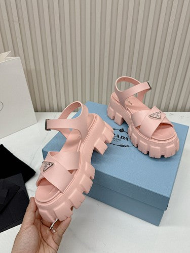 Prada Monolith platform sandals