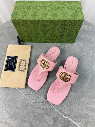 Gucci GG Marmont thong heeled sandals