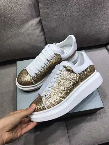 Alexander McQueen Oversized Glitter Sneakers