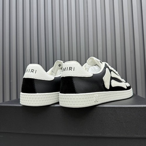 Louis Vuitton black-and-white LV Monogram low-top sneakers