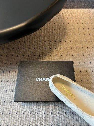 Chanel CC Logo Ballet Flats