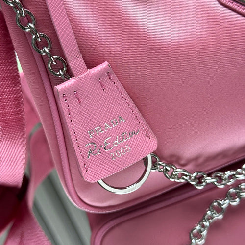Prada Pink Re-Edition 2005 Re-Nylon Shoulder Bag