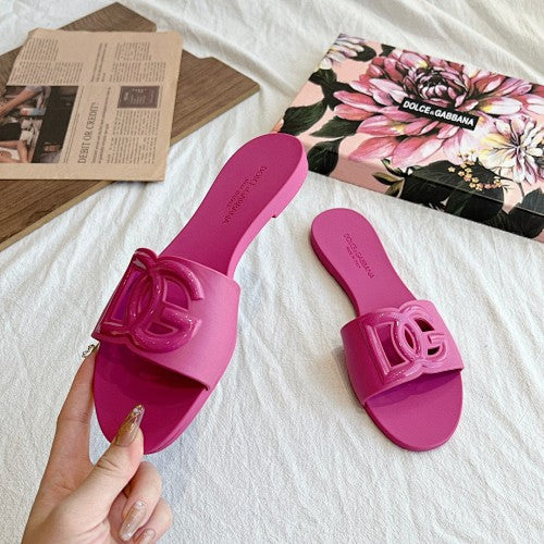 Dolce & Gabbana DG Logo Slide Sandals