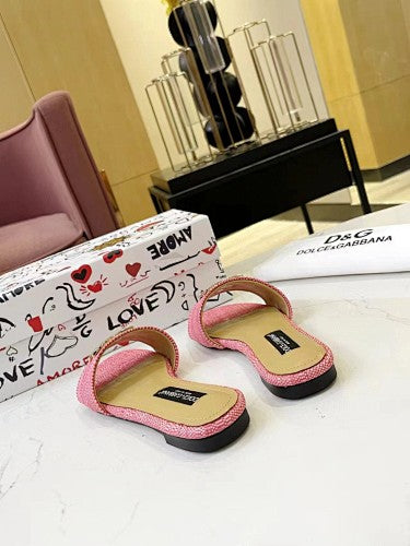 Dolce & Gabbana DG Logo slide sandals