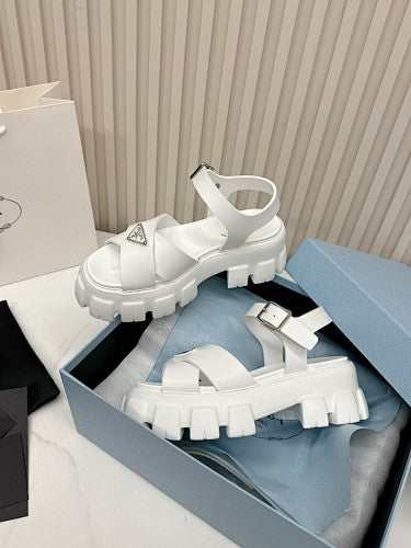 Prada Monolith platform sandals