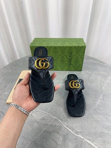 Gucci GG Marmont thong sandals