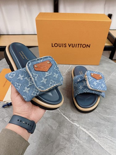 Louis Vuitton Monogram Slide Sandals