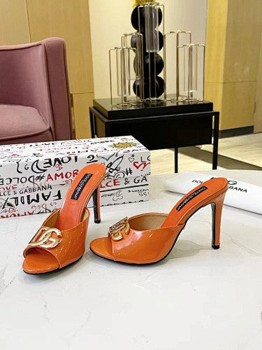 Dolce & Gabbana DG Logo heeled mule sandals