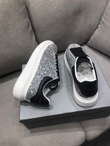 Alexander McQueen Oversized Glitter Sneakers