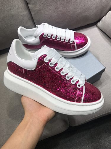 Alexander McQueen Oversized Glitter Sneakers
