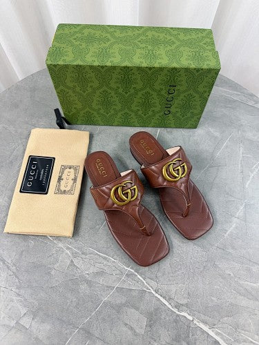 Gucci GG Marmont thong sandals