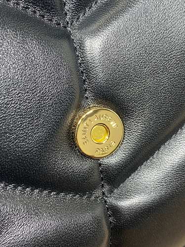 Saint Laurent (YSL) Black Puffer Shoulder Bag