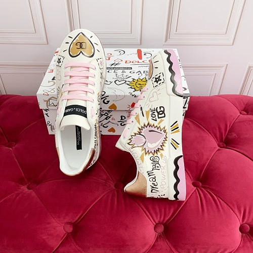 Dolce & Gabbana Portofino Light Graffiti Sneakers