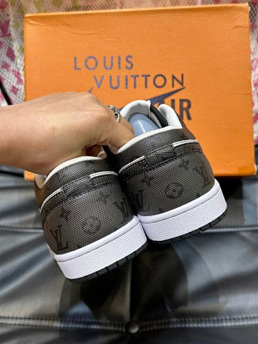 Louis Vuitton x Nike Air Jordan 1 Low Sneakers