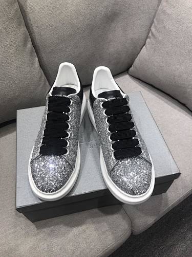 Alexander McQueen Oversized Glitter Sneakers