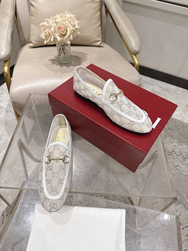 Gucci Horsebit GG Crystal Loafers