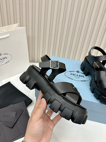 Prada Monolith platform sandals