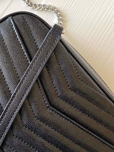 Saint Laurent (YSL) Black Lou Camera Bag