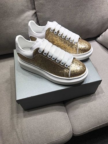 Alexander McQueen Oversized Glitter Sneakers