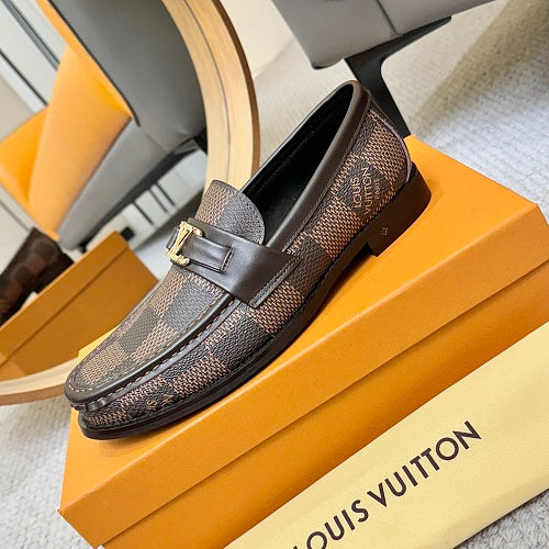 Louis Vuitton Major Loafers / LV Initials Damier Loafers
