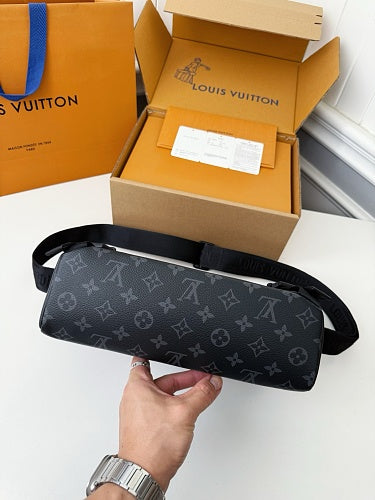 Louis Vuitton Utility Crossbody Monogram Eclipse Canvas