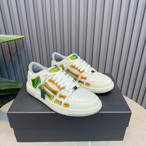 AMIRI Skel Top Low Metallic Skeleton Sneakers