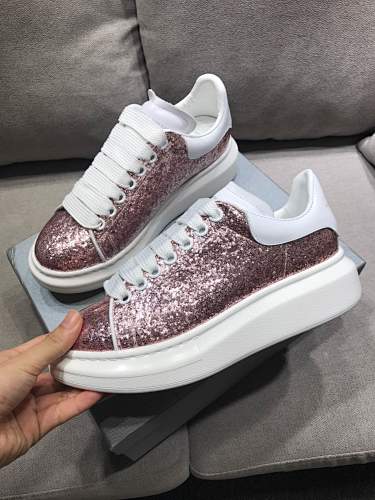 Alexander McQueen Oversized Glitter Sneakers