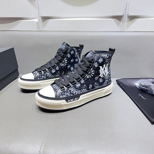 AMIRI MA Logo Bandana High-Top Sneakers