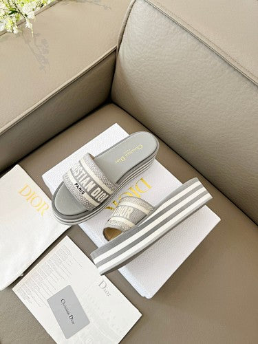 Dior Dway Platform Slide Sandals