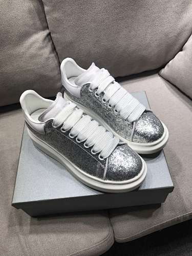 Alexander McQueen Oversized Glitter Sneakers