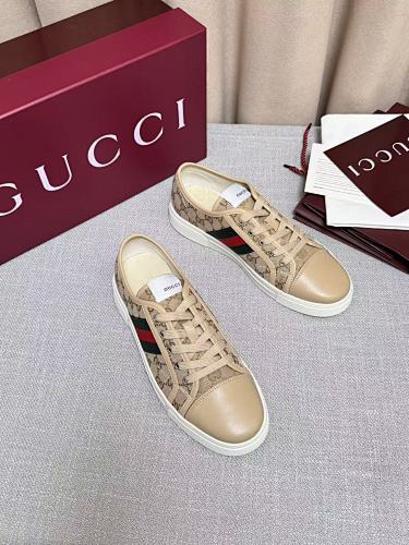 Gucci GG Supreme Web Low-Top Sneakers