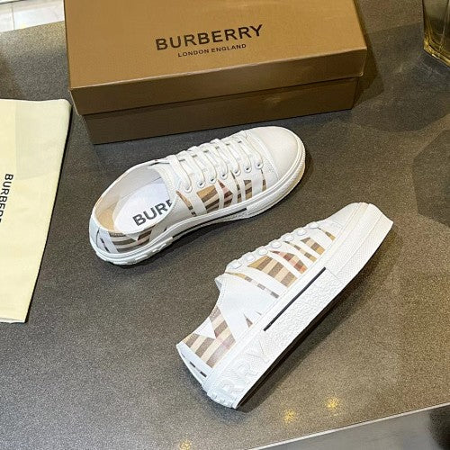 Burberry Vintage Check Low-Top Platform Sneakers